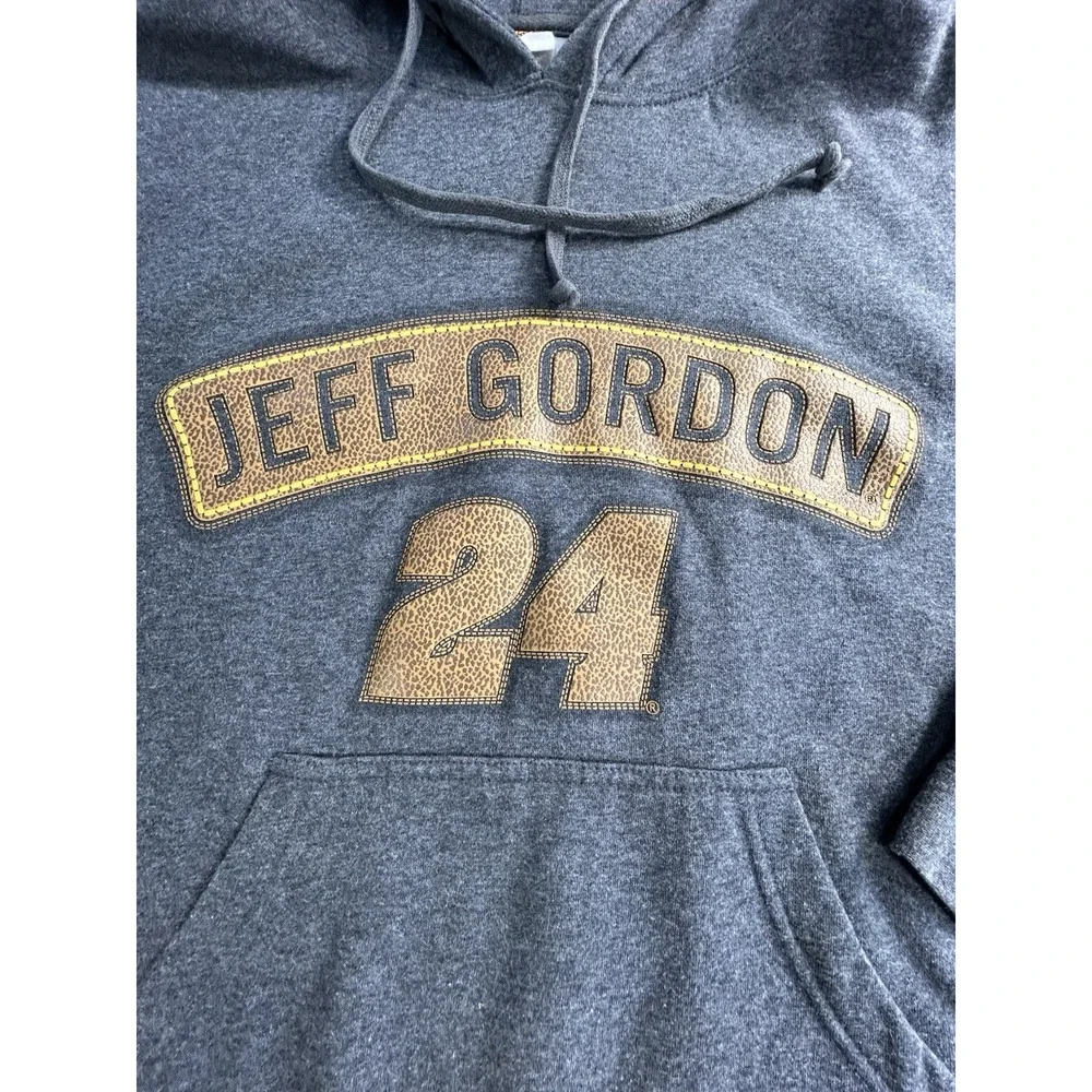 Winner's Circle Jeff Gordon Gray Hoodie Mens Size XL NASCAR Racing‎